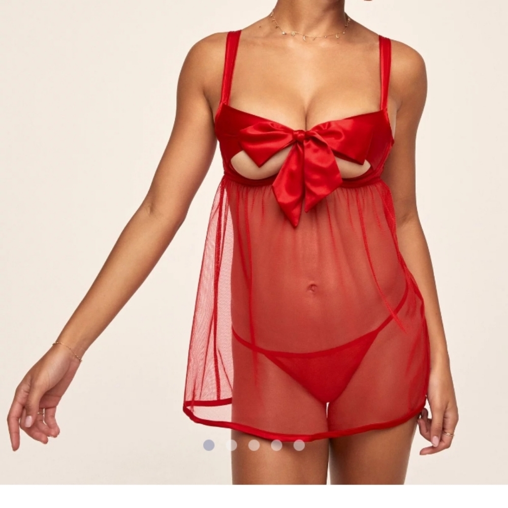 Adore Me Lingerie- Size Medium, True Red